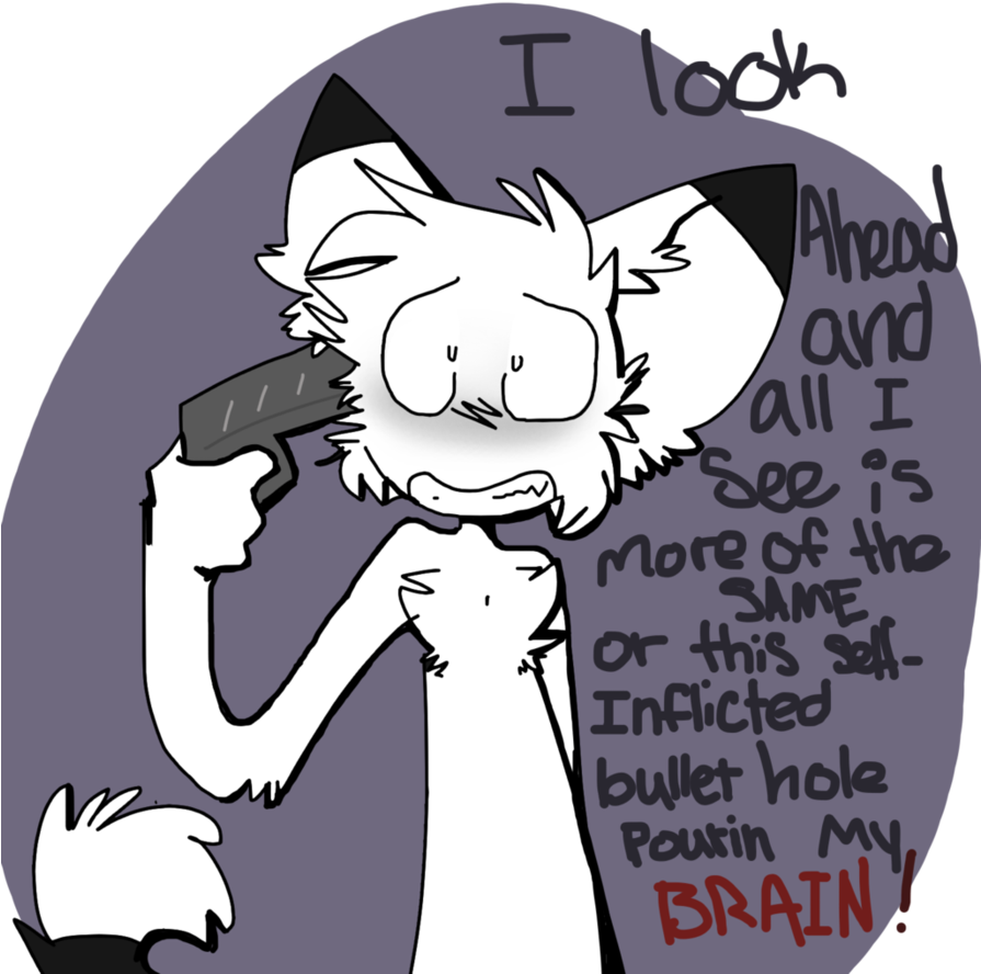 I Dont Wanna Look Back Cuz Its Gonna Hurt By Silhouett3s - Cartoon (894x894)