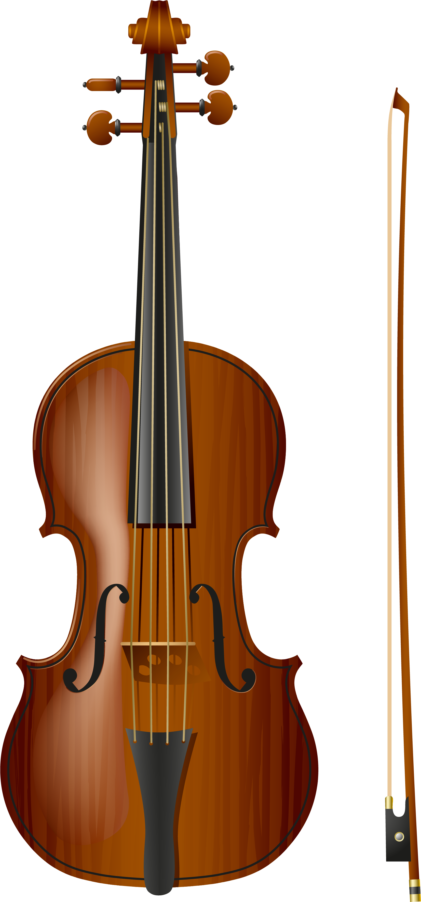 Violin Clipart Png Picture - Barcus Berry Blue Violin (1724x3614)