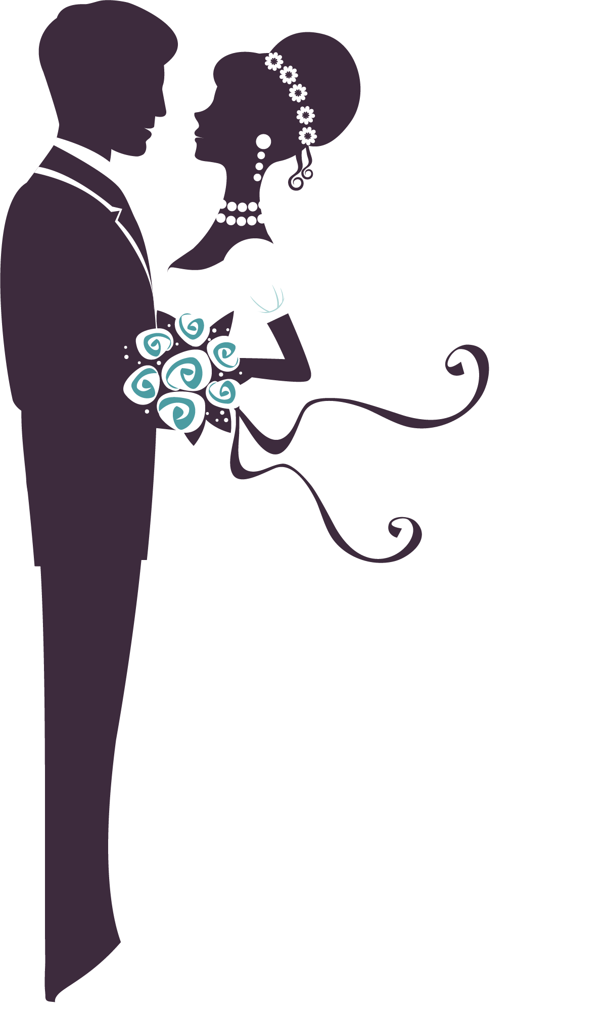 Bridegroom Silhouette Marriage - Wedding (1201x2014)
