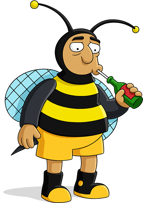 Relatable Bumble Bee Man - Simpsons Bumblebee Man (550x960)