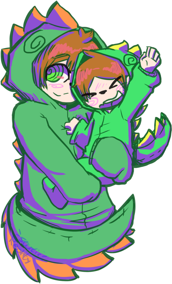 Father And Son Fanart By Staticxreality - Cartoon (724x1102)