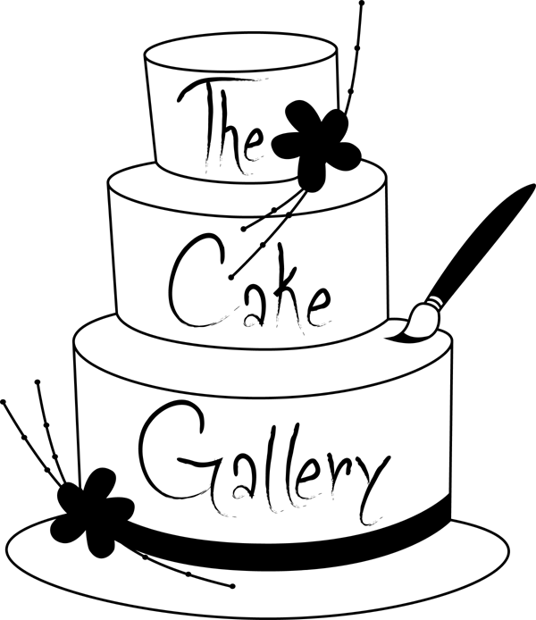 Wedding Cake Logo Design (600x694)