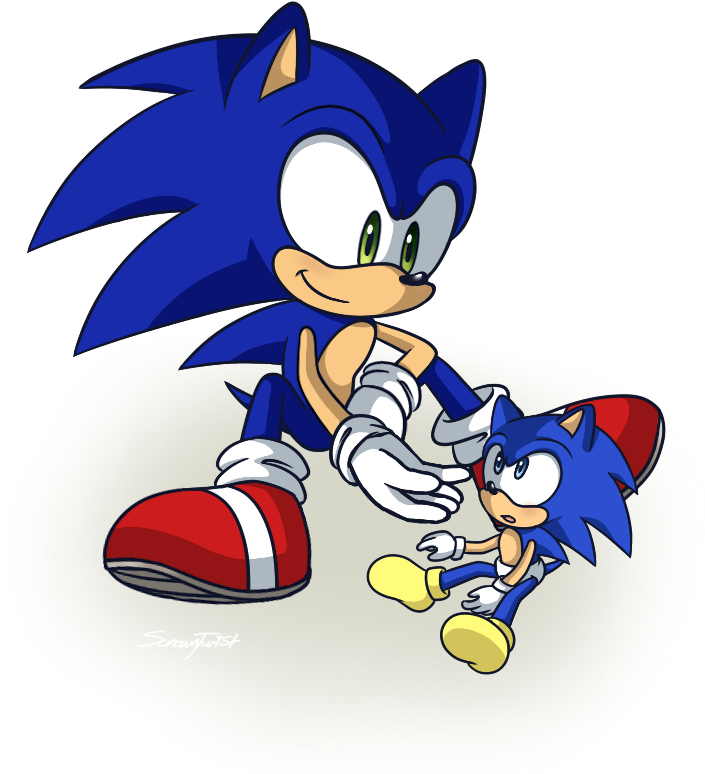 Father And Son~ By Sonamytwist - Sonic Father And Son (800x900)