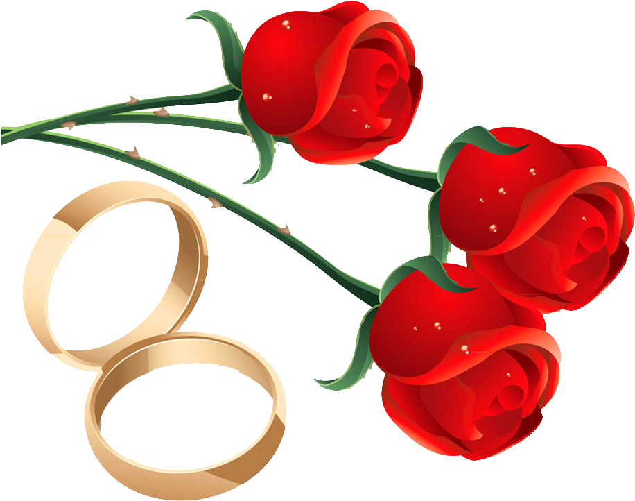 Rose Engagement Ring Vector Material - Engagement Rose Png (1024x1024)