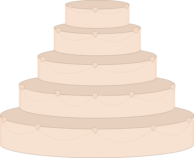 Wedding Cake - Cake Decorating (646x526)