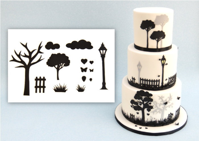 Countryside Silhouette Set - Countryside Silhouette Cutter Set By Patchwork Cutters (700x800)