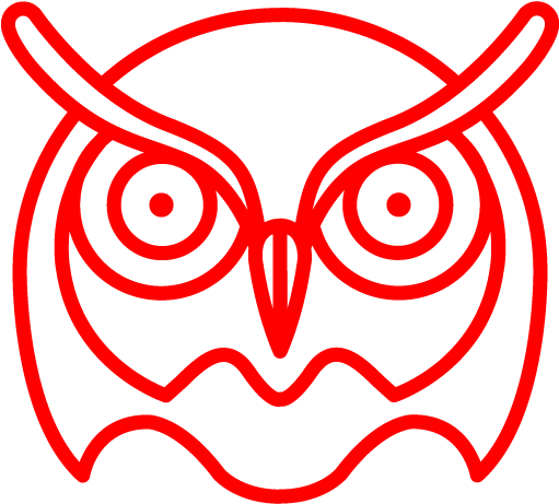 Sizes - Owl Line Icon Png (512x512)