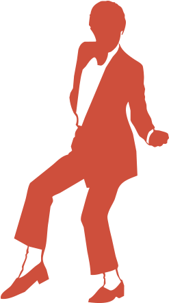 Silhouette Of Michael Jackson - Michael Jackson Number Ones (247x499)