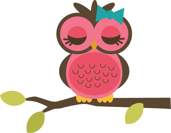 Owl On Branch - Owl Svg File Free (562x439)