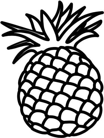 28 Collection Of Clipart Of Pineapple - Drawing (534x534)