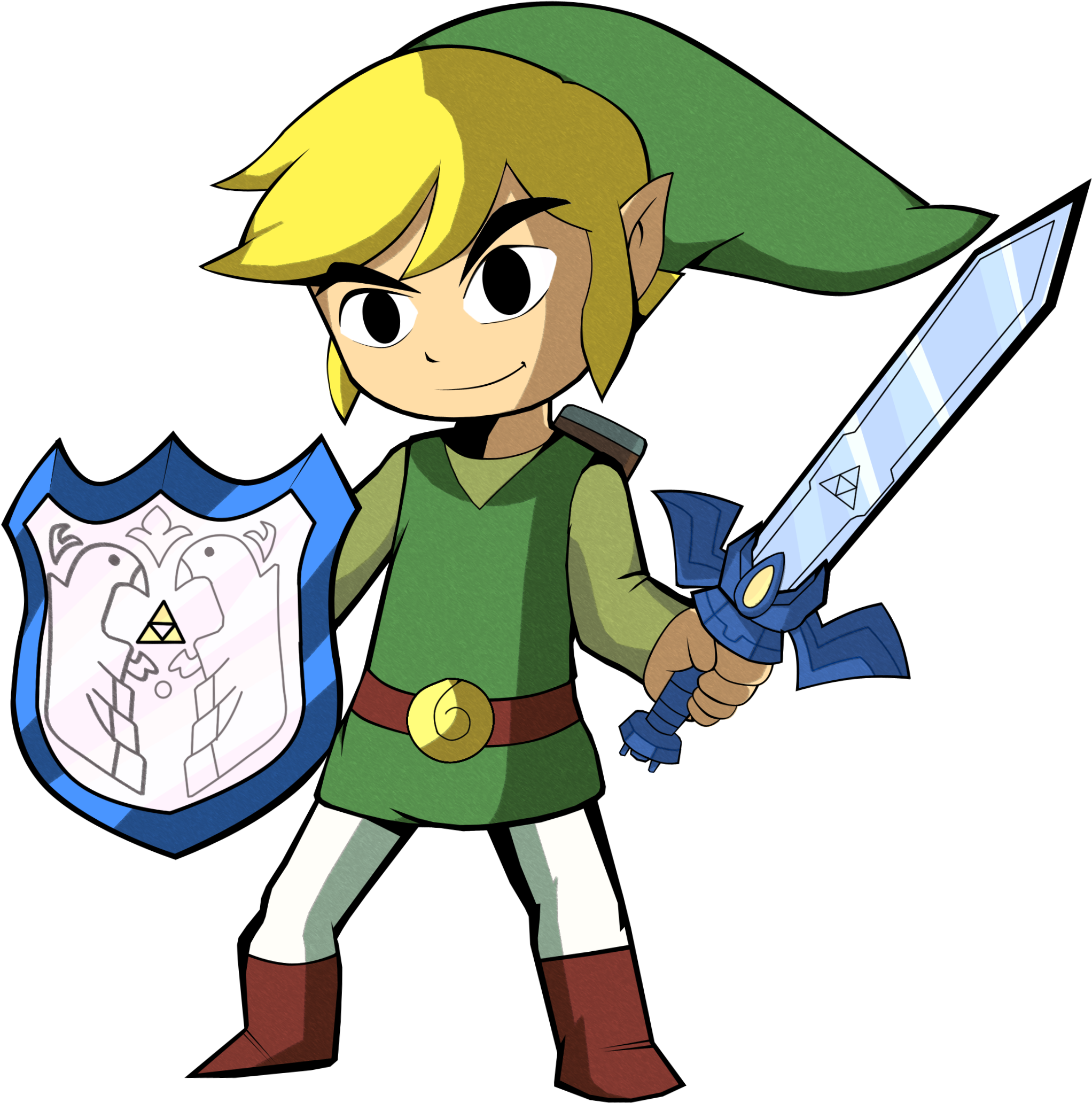 Remake Minecraft Skin - Legends Of Zelda Toon Link (2117x2153)