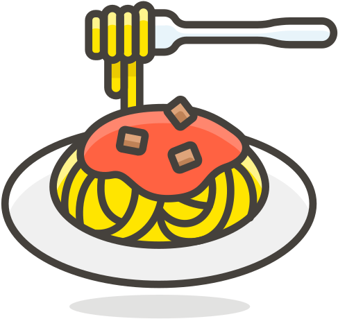 Spaguetti, Food, Pasta, Bolognese Icon - Pasta Icon Png (512x512)