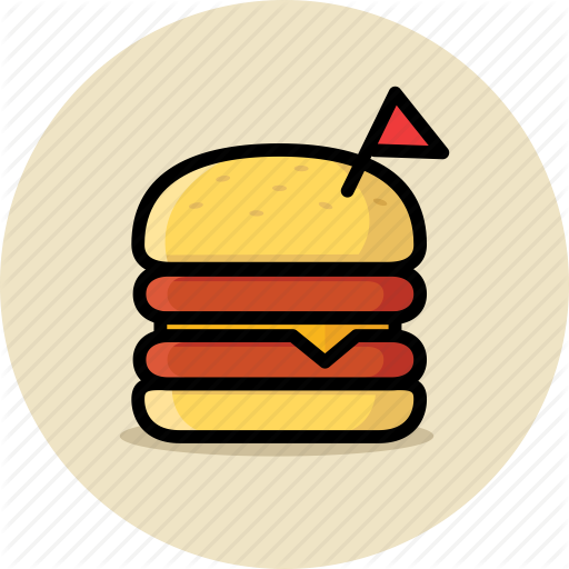 15 Amazing “hamburger Icon” Designs - Fast Food Icon (512x512)
