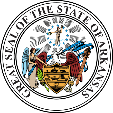 Arkansas General Assembly - State Seal For Arkansas (440x440)