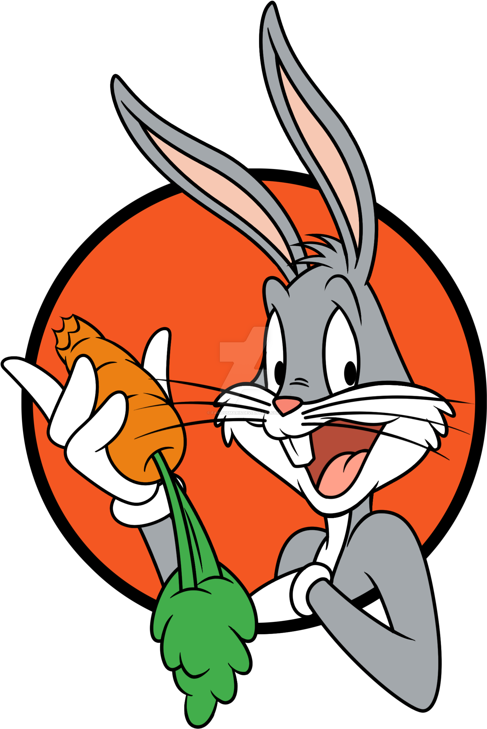 Bugs Bunny Icon By Famousmari5 - Bugs Bunny Icono Looney Tunnes (1600x2366)