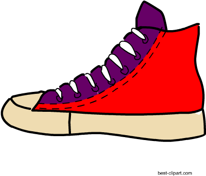 Converse Sports Shoes, Free Clip Art - Converse (450x450)