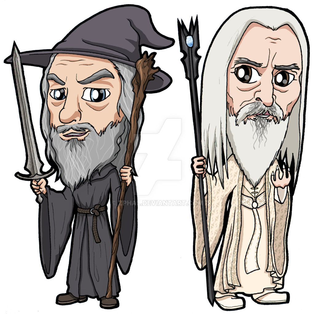 Lord Of The Rings - Gandalf Clipart (1024x1021)
