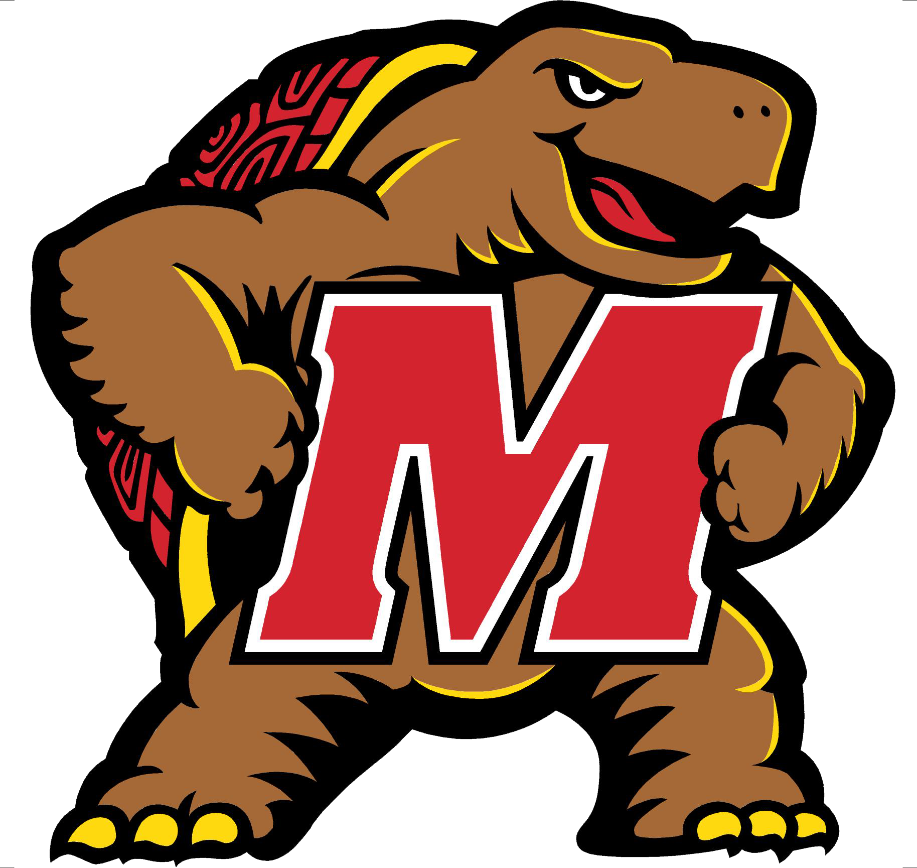 Likable Beta Sigma Phi Clip Art Medium Size - University Of Maryland Mascot (1828x1729)