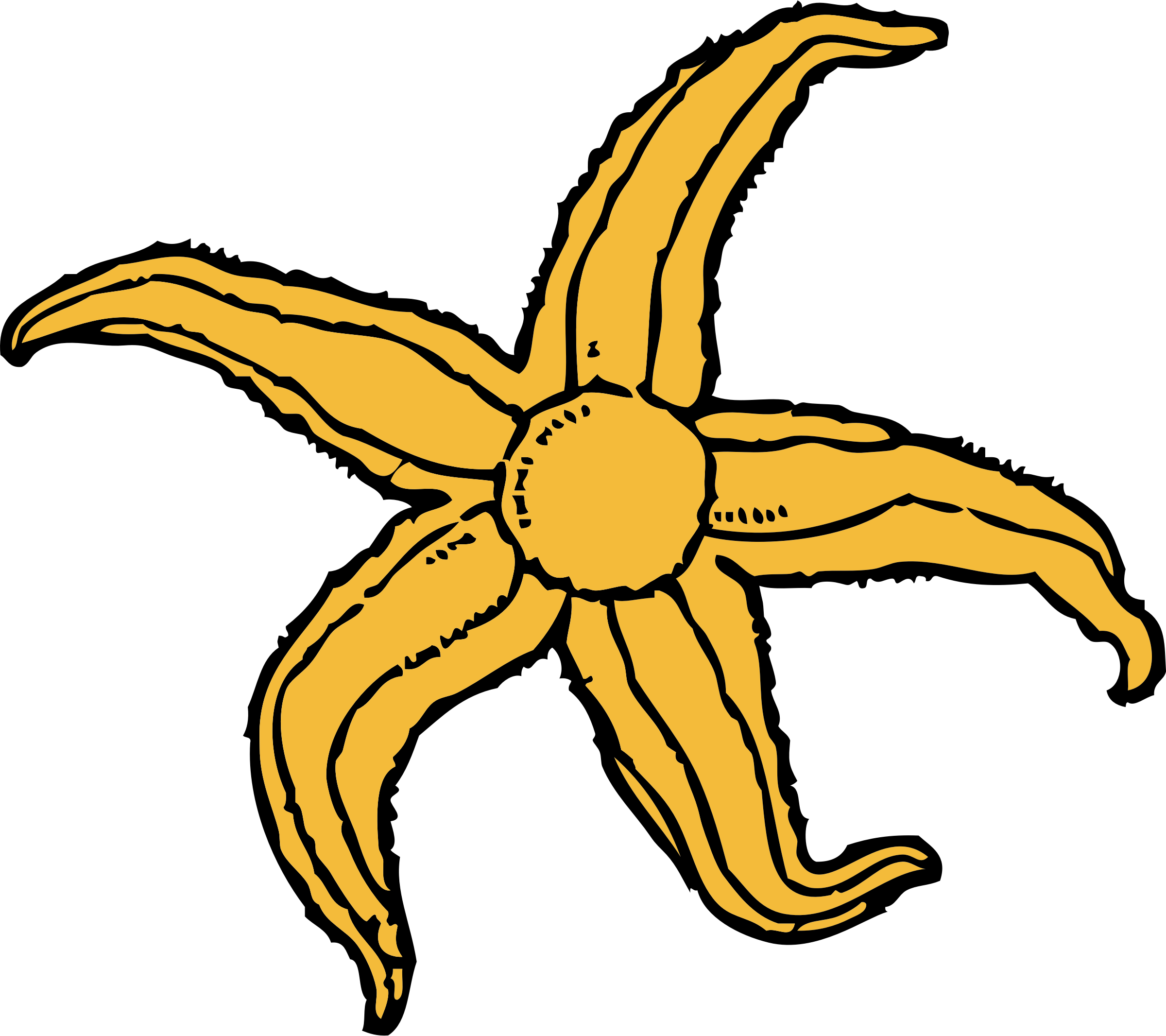 Starfish Png - Starfish Clip Art (2400x2132)