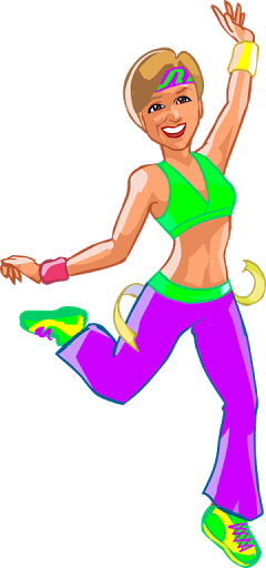Zumba Teacher Man Clip Art - Clipart Zumba (240x512)