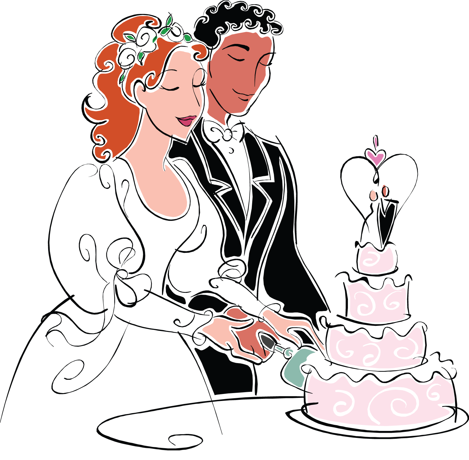 Invitación De La Boda El Novio Clip Art - Nuptial Clipart (1549x1519)