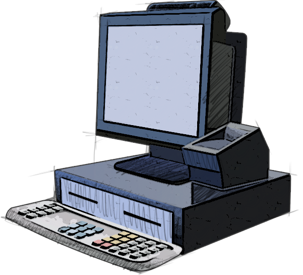 Pos Systems We Are Compatible With Most Pos Systems - Pos System Clipart Png (601x545)