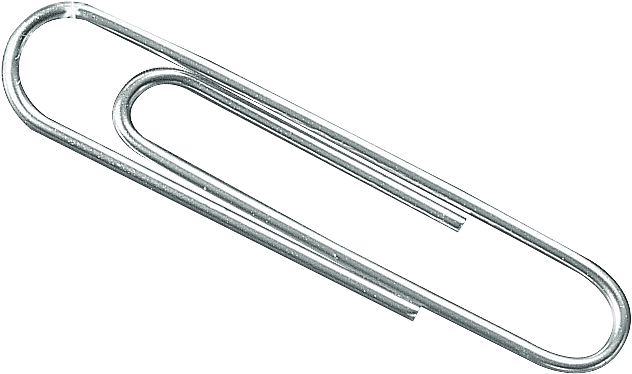 Acco Premium Paper Clips - Transparent Paper Clip Png (675x450)