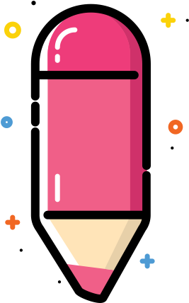 Colorful, Picturesque, Office, Bureau, Pencil, School - Icon (512x512)