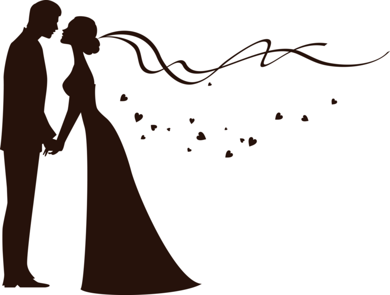 Couples - Page - Bride And Groom Silhouette (800x604)