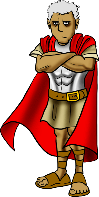 Pilate, The Roman Governor Who Sent Yeshua To Be Crucified - Bible Pilate Clipart (319x636)