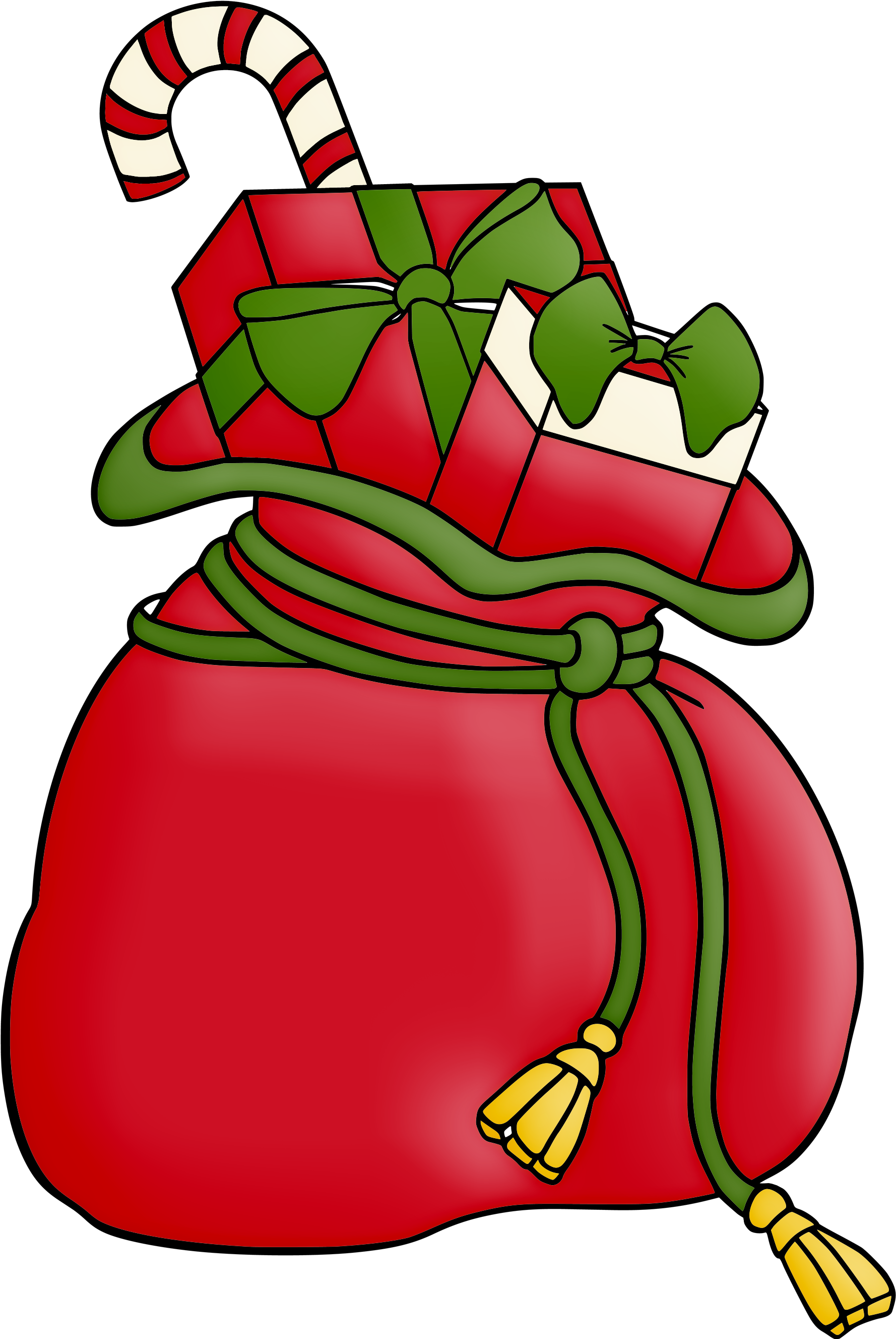 Christmas Sack Clip Art - Christmas Sack Clip Art (1907x2736)