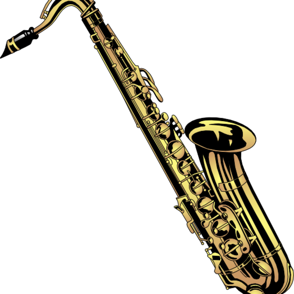 Saxophone Clipart Saxophone 6 Clip Art At Clker Vector - Tenor Saxophone Clip Art (1024x1024)