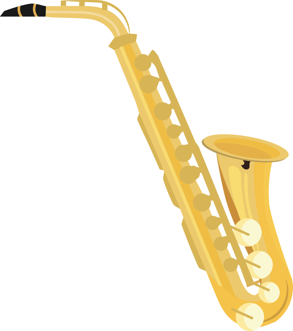 Clipart Saxophone Png (953x1077)