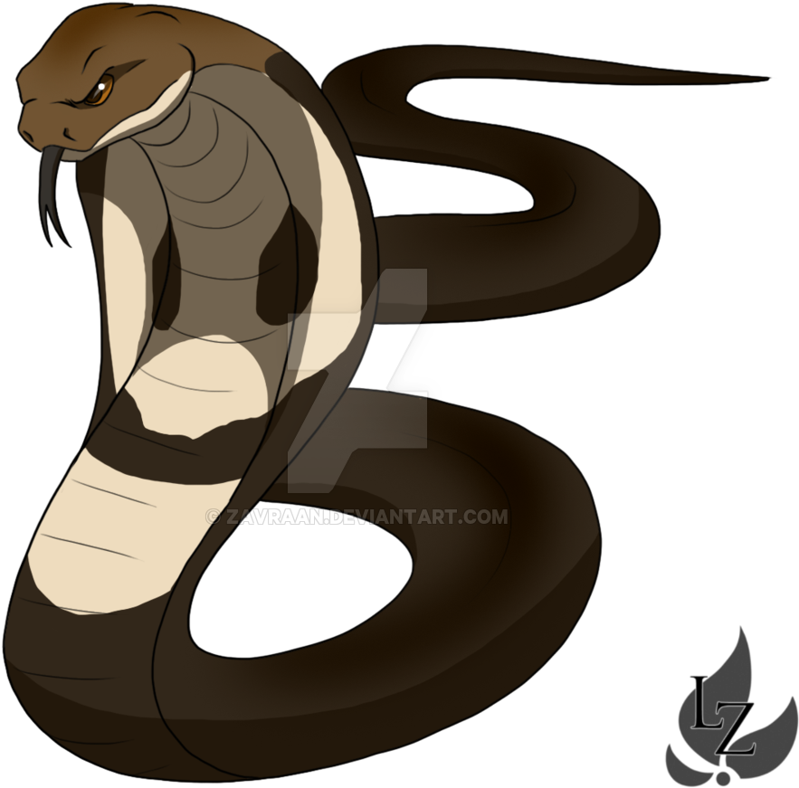 King Cobra Clipart Viper - Cobra Snakes In Cartoon (1024x963)
