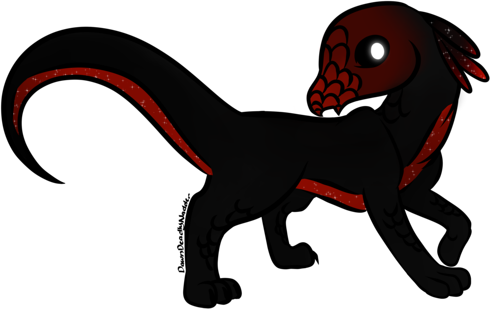 Red-bellied Black Snake By Nauvestar - Cartoon (1024x677)