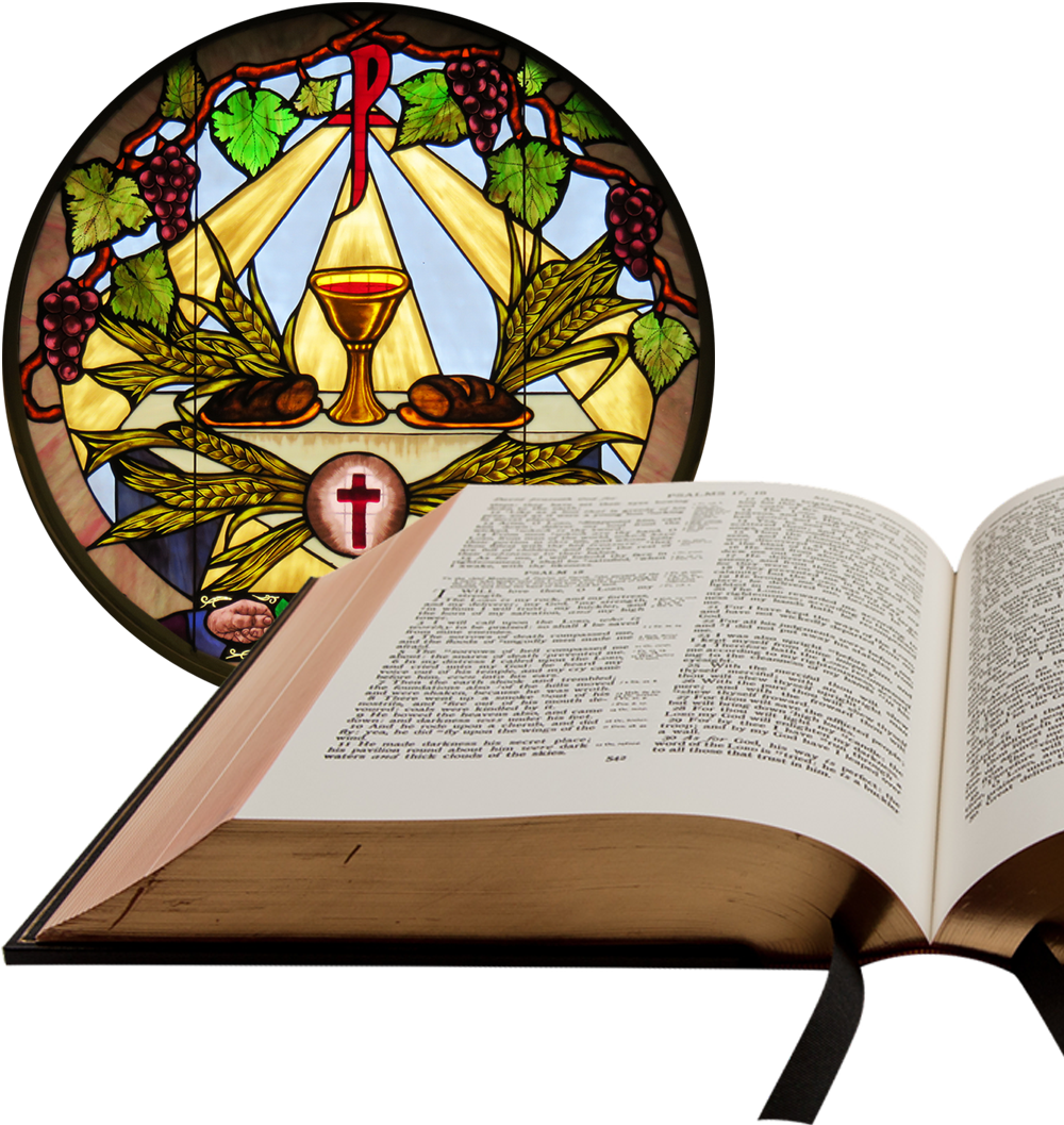Sunday Worship - Open Bible Transparent (1000x1057)
