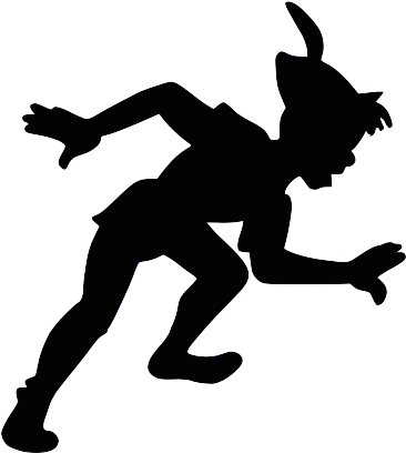 Here's A Transparent Peter Pan For Your Timeline - Peter Pan Wall Decal (500x500)