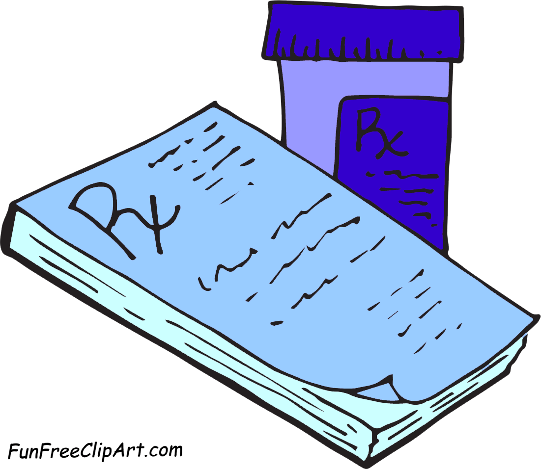 Anti Depressant Clipart Therapy Clipart Rxpad Pill - Prescription Clipart (1101x956)
