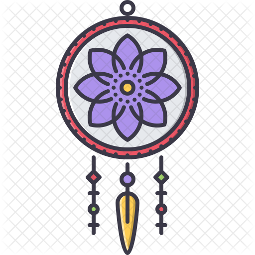 Dream-catcher Icon - Dreamcatcher Icon (512x512)