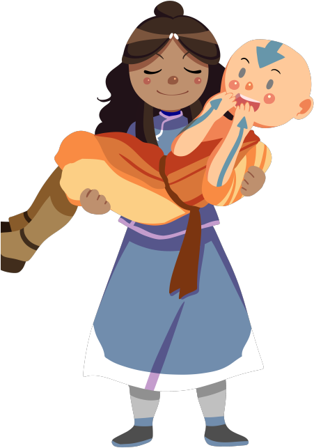 I Bet Katara Is Super Strong - Cartoon (485x750)