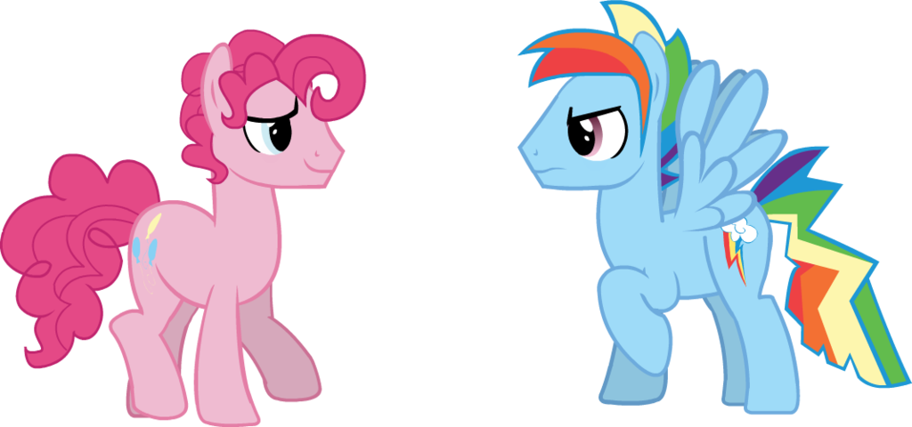 Bubble Berry And Rainbow Blitz By Rogerlink - Pony (1024x480)