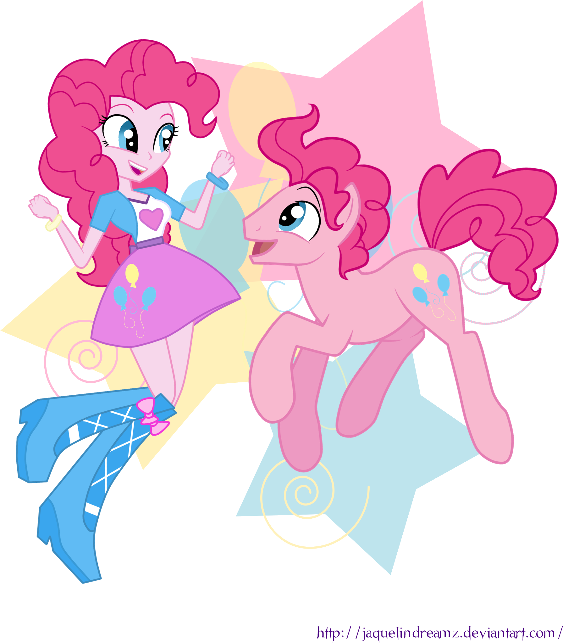 Bubble Berry Mlp Humanpinkie Pie And Bubble Berry - Cartoon (1856x2124)