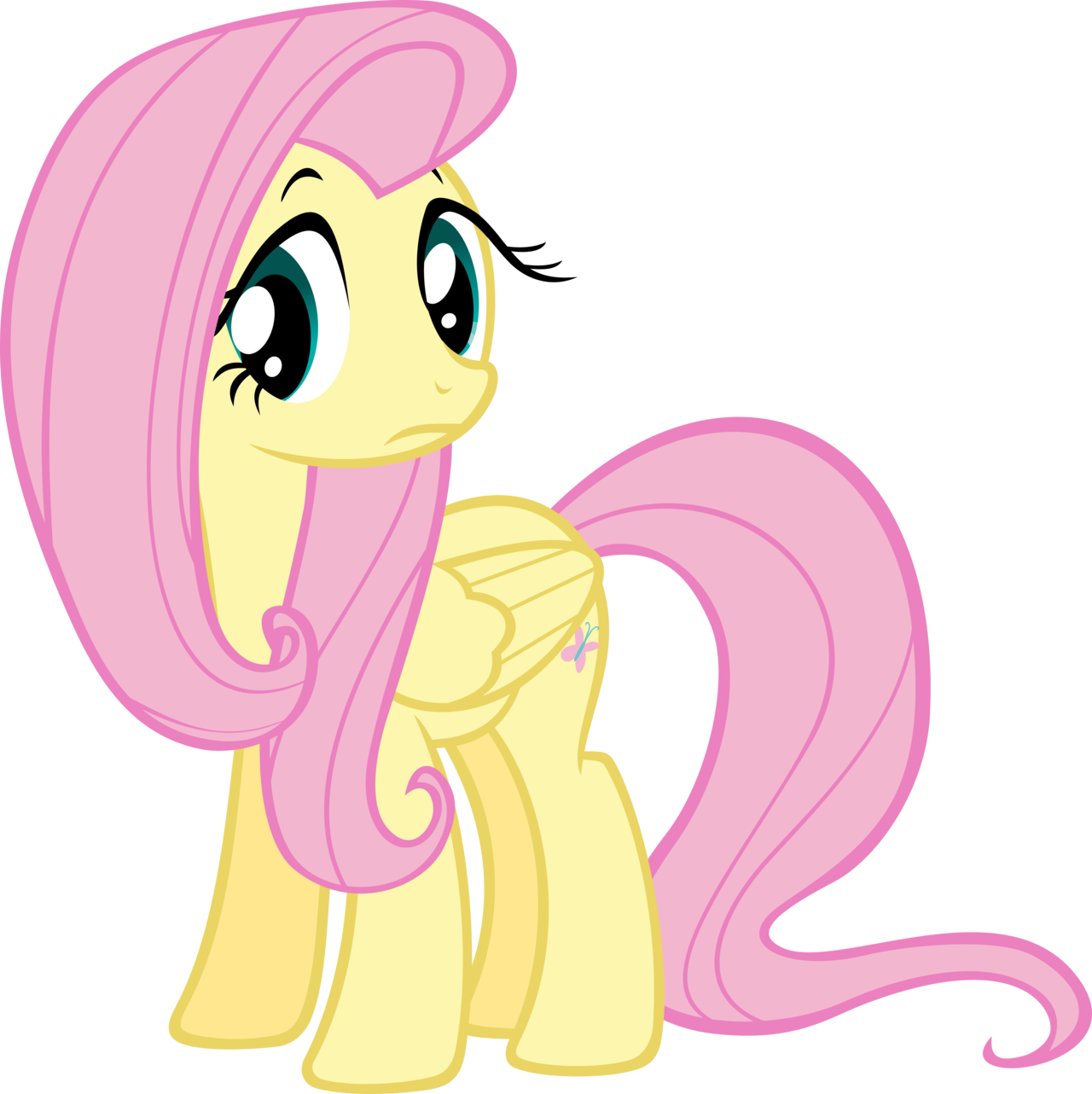 Http - //fc02 - Deviantart - Net/fs70/i/20y3-d55hchs - Fluttershy Vector (1280x1282)