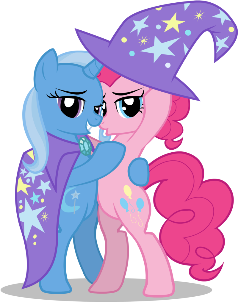 Pinxie By Mixermike622 On Deviantart - Trixie My Little Pony Friendship Is Magic Cartoon Cute (900x1050)