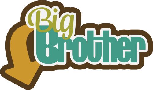 Mario Bros Clipart - Big Brother Clip Art (500x294)