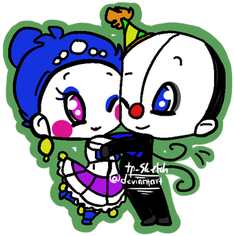 Sister Location, Freddy S, Fnaf, Sisters, Five Nights - Cartoon (350x350)