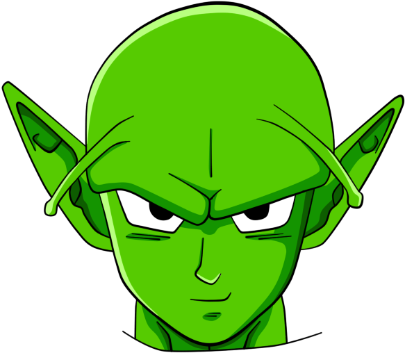 Namekian Head By Sbddbz - Cartoon (606x527)