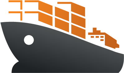 Shipping Agency - Container Ship Icon Png (450x338)