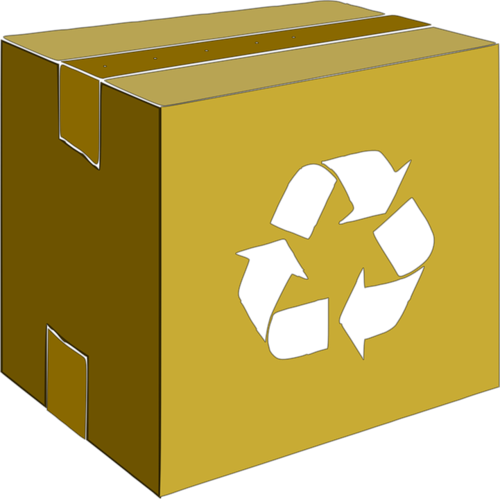 Parcel Delivery Cliparts 14, - Caixa De Papelao Ilustração Png (721x720)