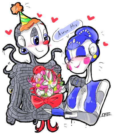 Find This Pin And More On Sister Location And Aus By - Cartoon (400x468)